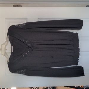 Maurices size small all black peasant shirt